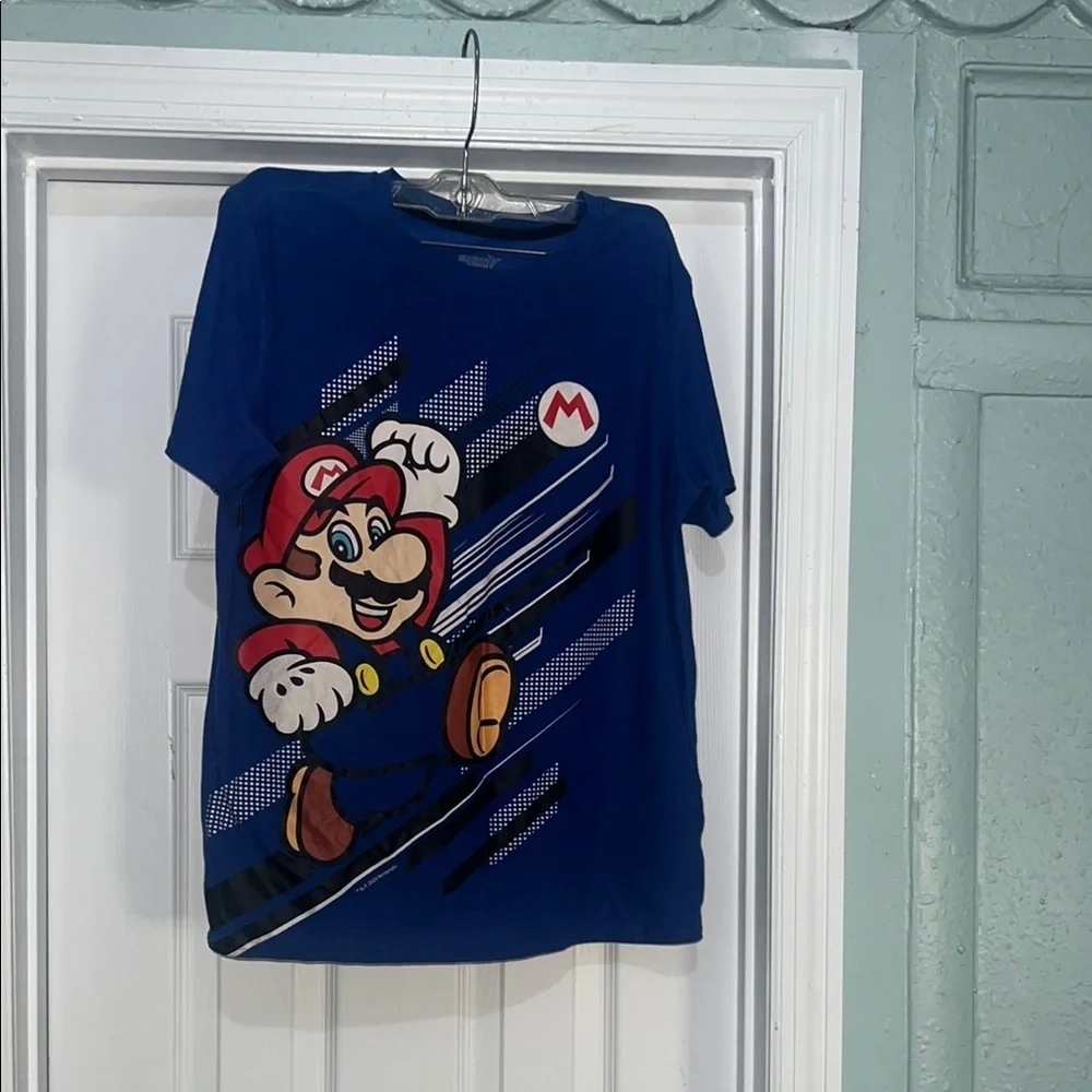 Old Navy Blue Mario Kids T-Shirt